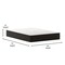 Flash Furniture Dream 10 in Hybrid Mattress, Full Size High Density Foam and Pocket Spring Mattress in a Box, White/Black DR-E230P-R-F-10-GY-GG - alternate 6